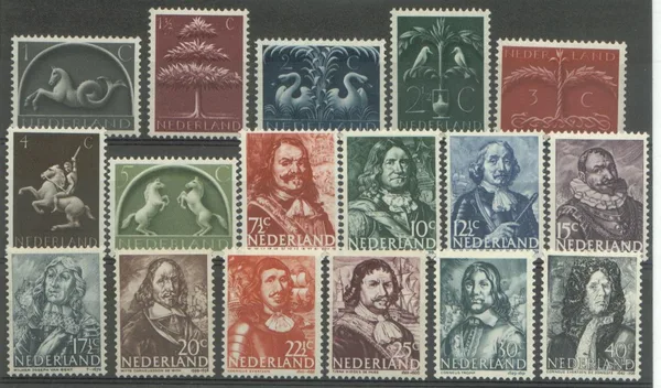 Netherlands 405-421 Sea Heroes 1943-1944 MNH
