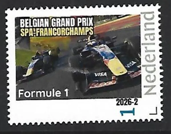 Netherlands 2026-2 Auto Racing: Formula 1 Spa-Francorchamps Belgium MNH