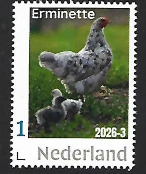 Netherlands 2026-3 Erminette Chicken MNH