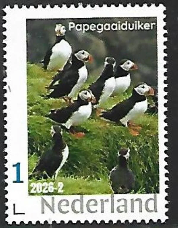 Nederland 2026-2 Papegaaiduiker Puffin: in ICELAND postfris/mnh