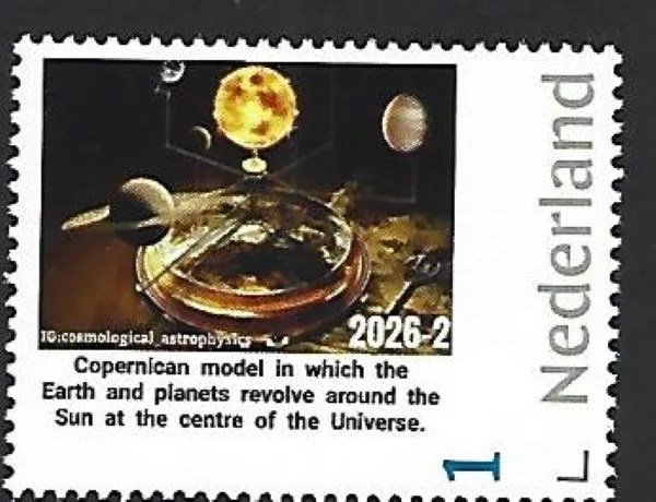Netherlands 2026-2 Nicolaus Copernicus: Copernican model MNH