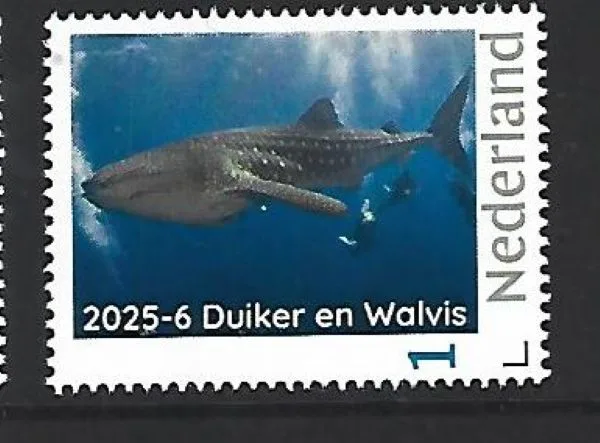 Netherlands 2025-6 Diver and Whale MNH