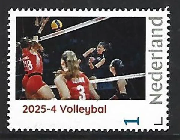 Nederland 2025-4 Volleybal Volleyball: postfris/mnh