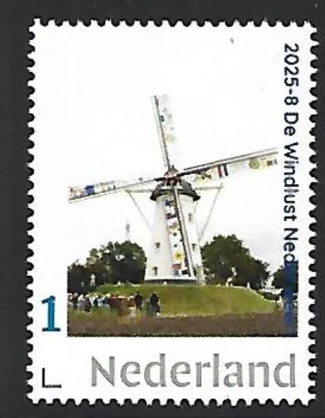 Netherlands 2025-8 Windmill: Windlust Nederweert Mondriaan MNH
