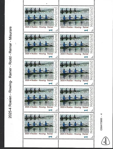 Netherlands 2025-4 Rowing sheetlet MNH
