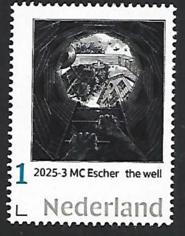 Netherlands 2025-3 MC Escher The Well 1946 MNH