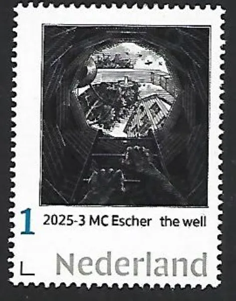 Netherlands 2025-3 MC Escher The Well 1946 MNH