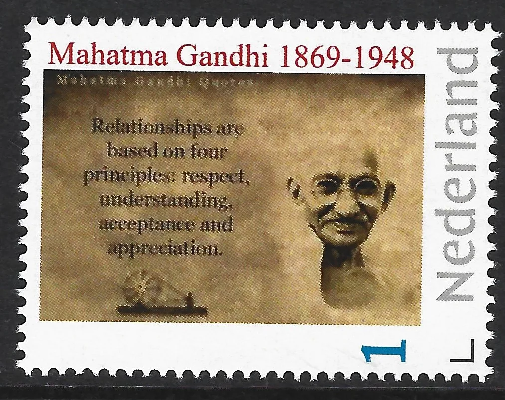 Niederlande 2021-1 Mahatma-Gandhi-Zitat postfrisch/mnh