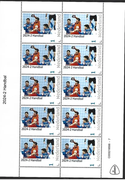 Netherlands 2024-2 Handball sheetlet MNH