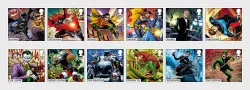 Great Britain 2021 DC Comics Batman Superman Wonderwoman set MNH