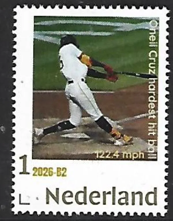 Nederland 2026-B2 Honkbal Baseball Oneil Cruz postfris/mnh