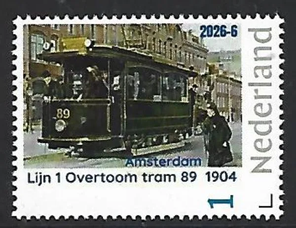 Netherlands 2026-6 Tram: Line 1 Amsterdam Overtoom 1904