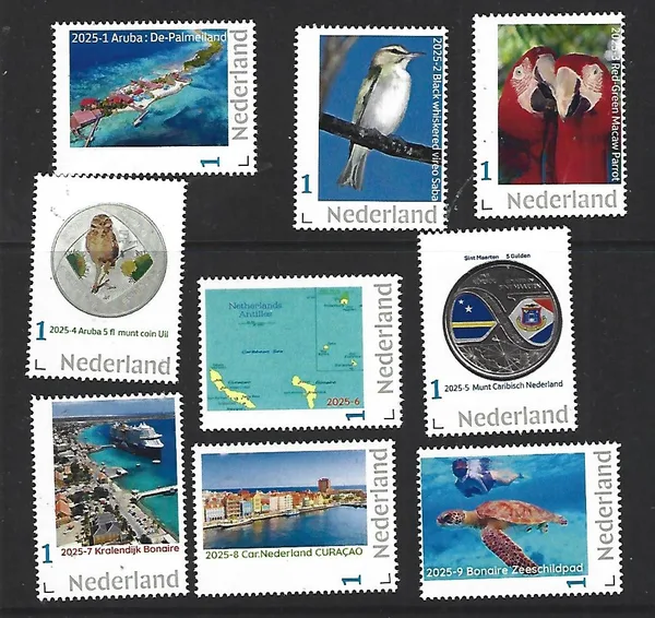 Caribbean Netherlands 2025 annual set MNH