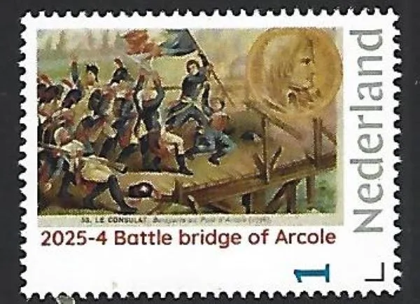 Nederland 2025-4 Napoleon: Napoleon Bonaparte Battle Arcole postfris/mnh