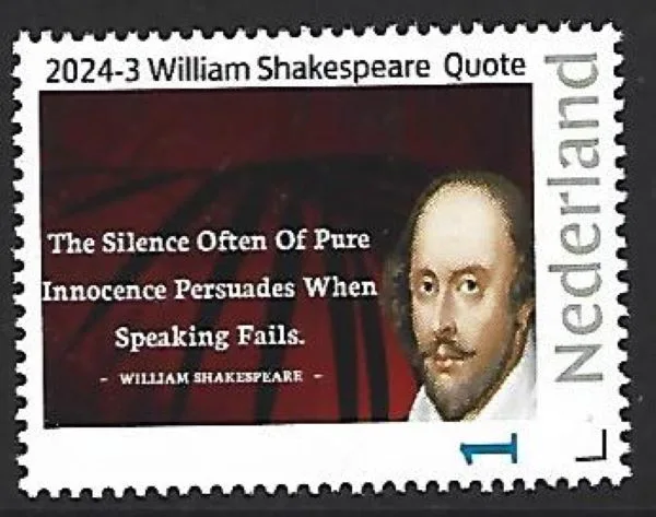 Nederland 2024-3 William Shakespeare Quote postfris/mnh