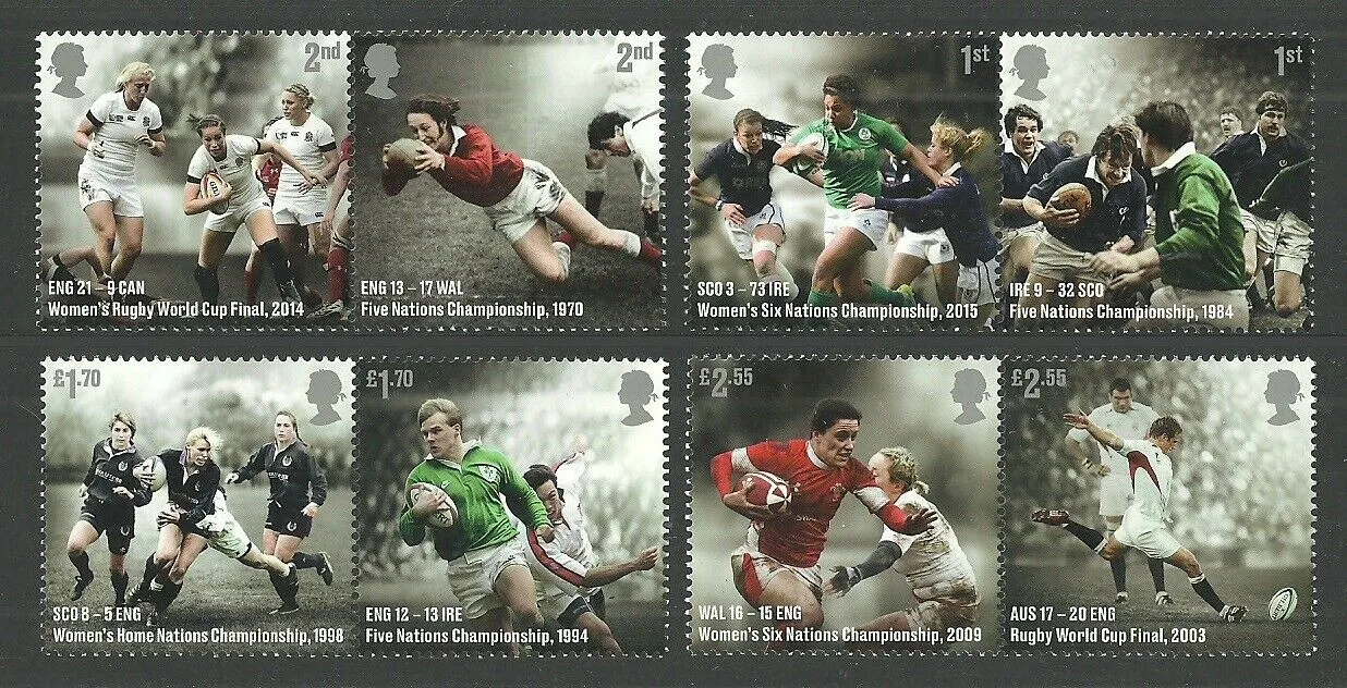 Großbritannien 2021 Rugbysport postfrisch/mnh