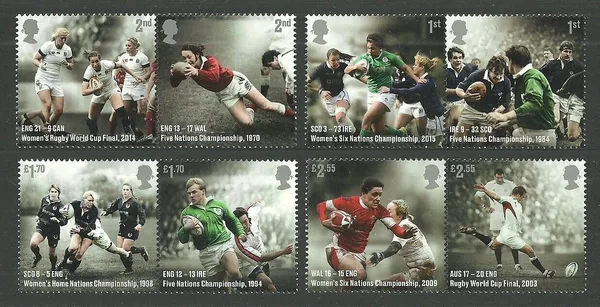 Great Britain 2021 Rugby sport postfris/mnh