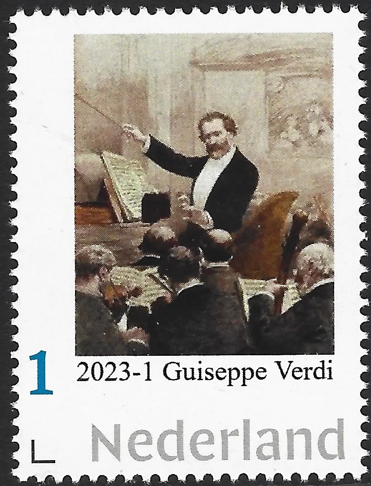Pays-Bas 2023-1 Giuseppe Verdi compositeur neuf/mnh
