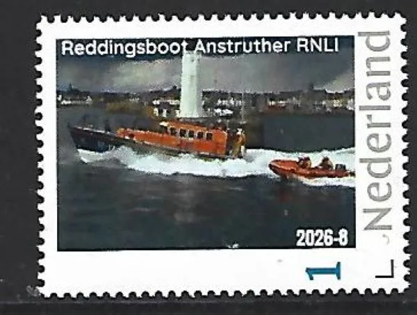 Nederland 2026-8 Reddingsboot Lifeboat: Anstruther RNLI Scotland France postfris/mnh
