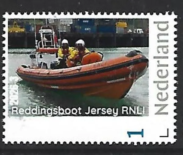 Nederland 2026-3 Reddingsboot lifeboat: Jersey RNLI postfrs/mnh