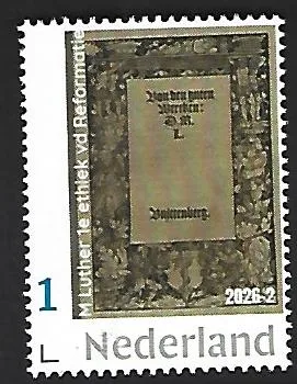 Netherlands 2026-2 Martin Luther: 1st ethics of the Reformation MNH
