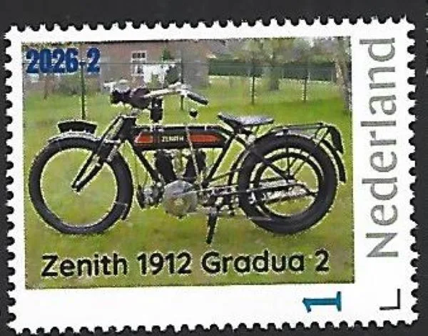 Netherlands 2026-2 Motorcycle: Zenith 1912 gradua 2 MNH