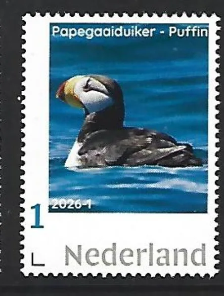 Nederland 2026-1 Papegaaiduiker Puffin postfris/mnh
