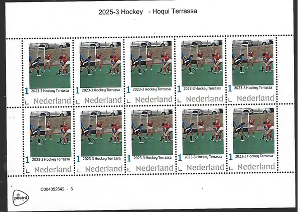 Netherlands 2025-3 Hockey Field Hockey sheetlet MNH