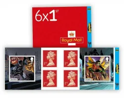 Great Britain 2021 DC Comics Batman Robin booklet 1 postfris/mnh