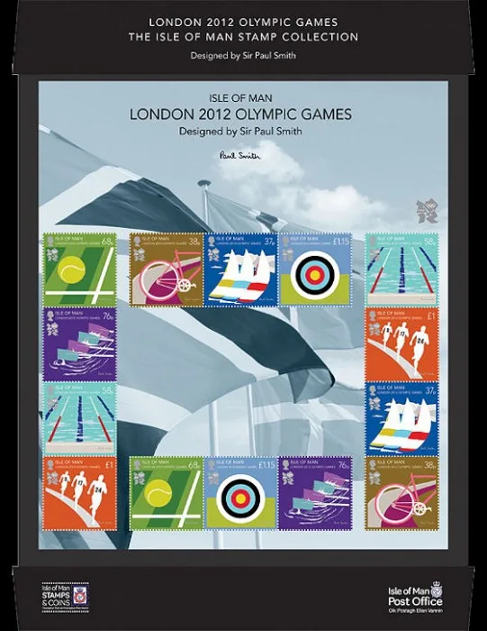 ISLE OF MAN 2012 OLYMPISCHE SPIELE LONDON SONDERBLATT POSTFRISCH