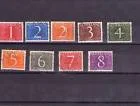 460-468 Cijferserie 1946-1957 gestempeld