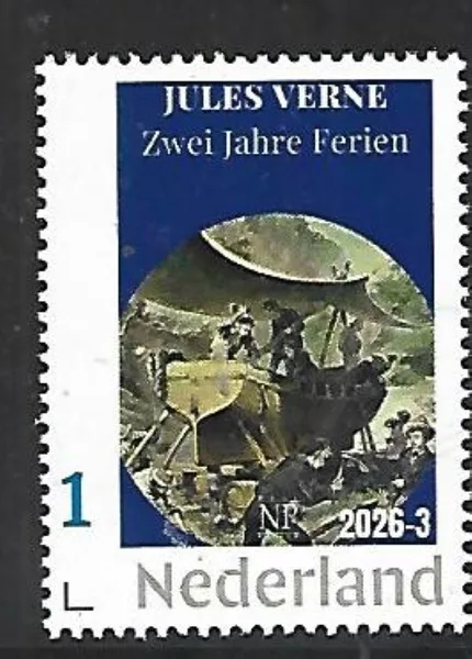 Netherlands 2026-3 Jules Verne: Two Years' Holiday Germany ship MNH