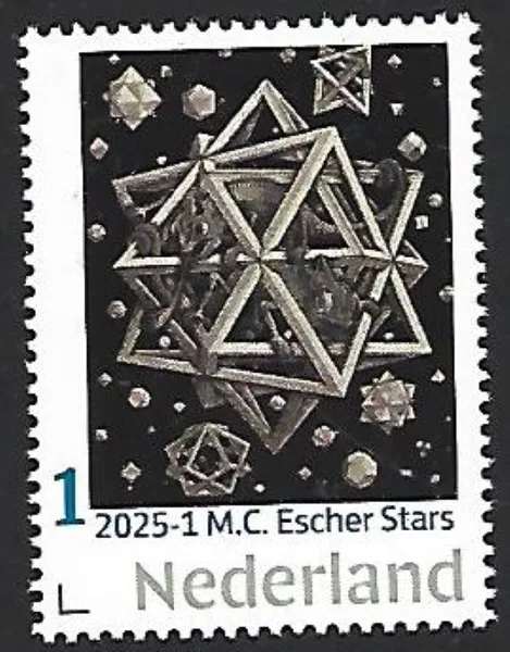 Netherlands 2025-1a MC Escher Stars 1948 MNH