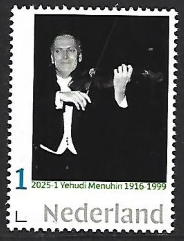 Netherlands 2025-1 Yehudi Menuhin Violinist Violin MNH