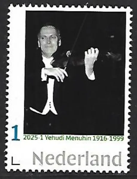 Netherlands 2025-1 Yehudi Menuhin Violinist Violin MNH