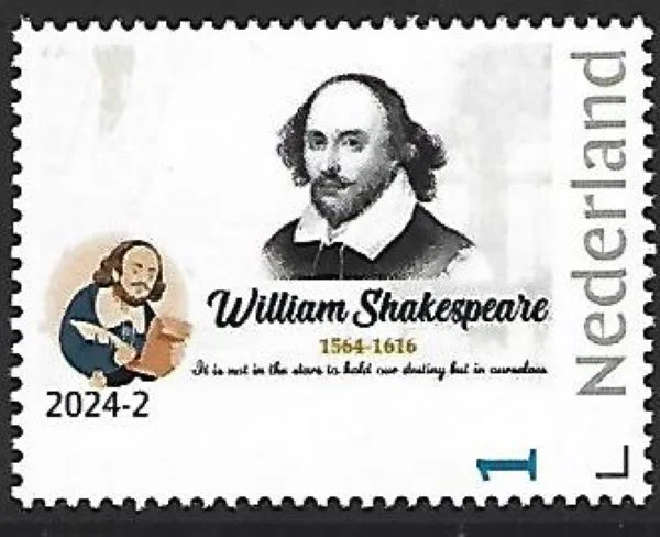 Niederlande 2024-2 William Shakespeare postfrisch/mnh