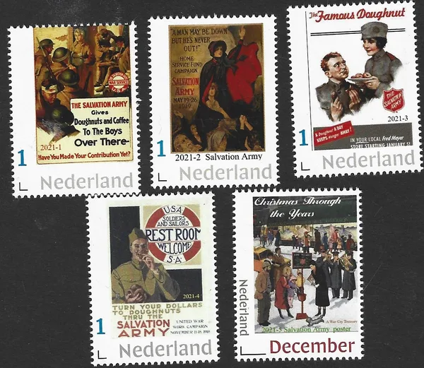 Netherlands 2021 Salvation Army yearset MNH
