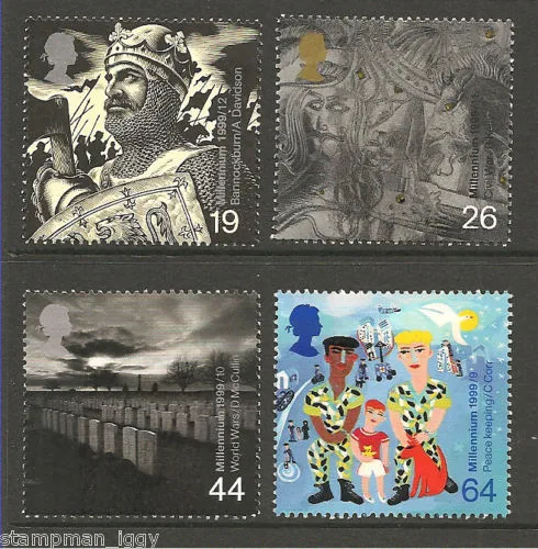 Großbritannien 1999 Millennium 11 Soldaten-Geschichte postfrisch/mnh
