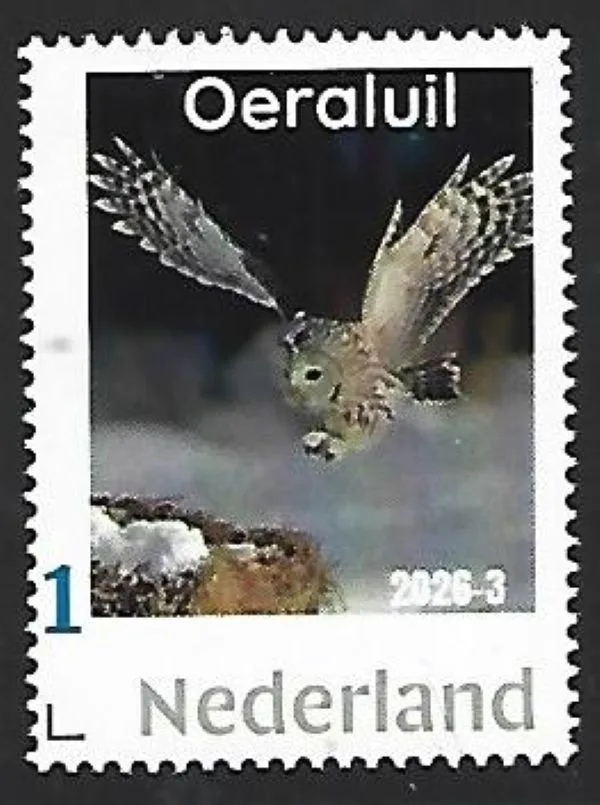 Netherlands 2026-3 Owl: Ural owl MNH