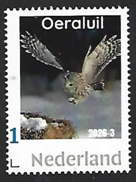 Netherlands 2026-3 Owl: Ural owl MNH
