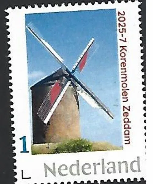 Netherlands 2025-7 Molen Windmill: Korenmolen Zeddam MNH