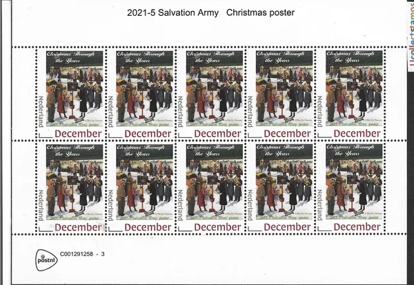 Netherlands 2021-5 Salvation Army MNH
