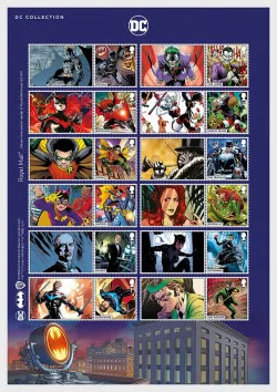 Great Britain 2021 DC Comics Batman Superman Wonderwoman collection Smilervel postfris/mnh