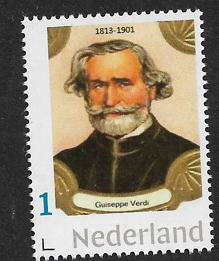 Netherlands 2020 Giuseppe Verdi composer MNH