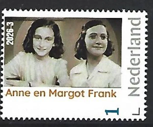 Netherlands 2026-3 Anne Frank: Anne & Margot Frank MNH