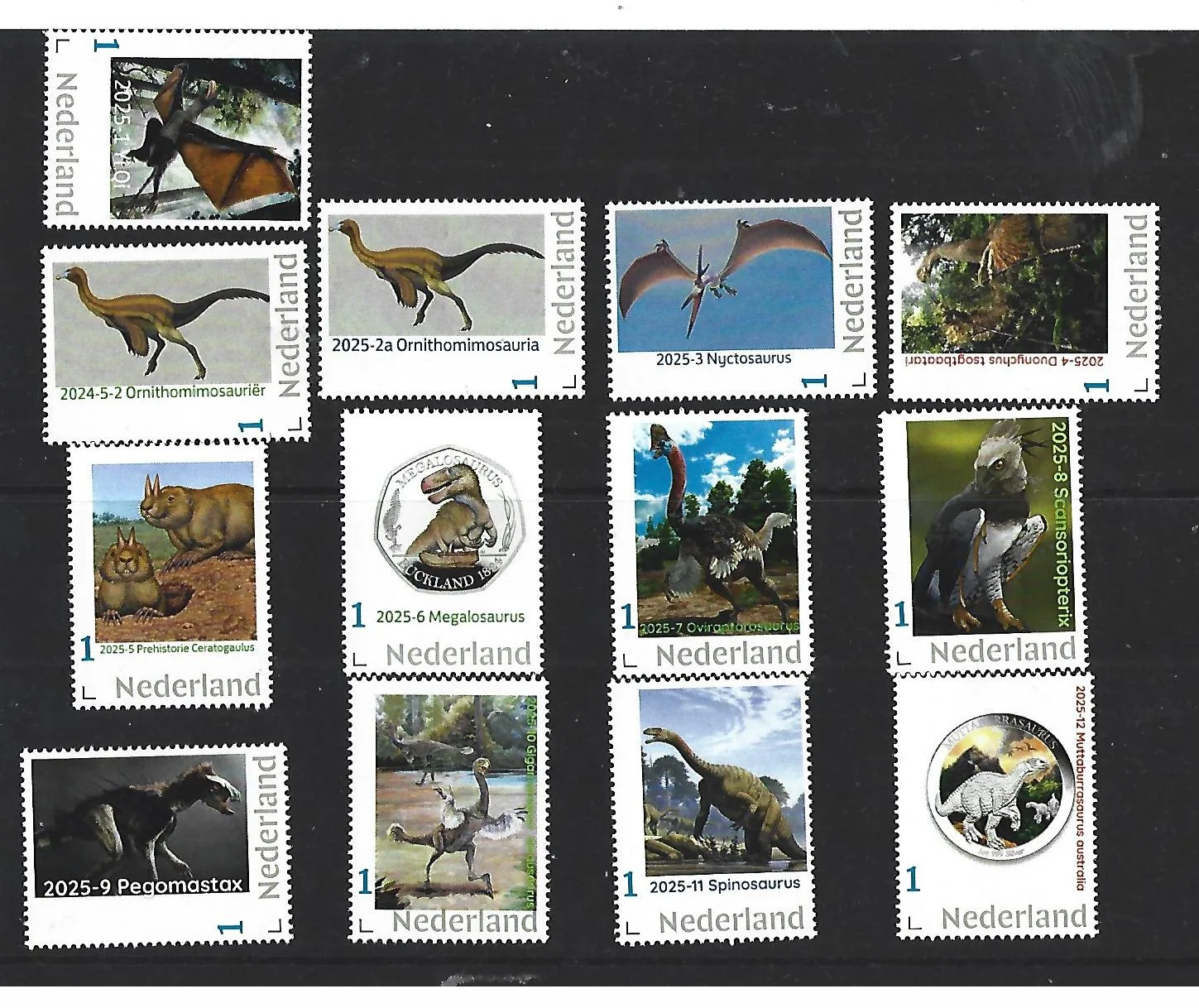 Nederlannd 2025 Prehistorie Prehistoric yearset postfris/mnh