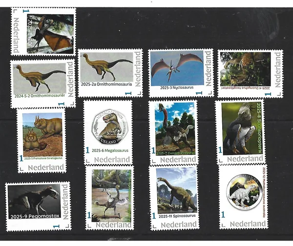 Nederlannd 2025 Prehistorie Prehistoric yearset postfris/mnh