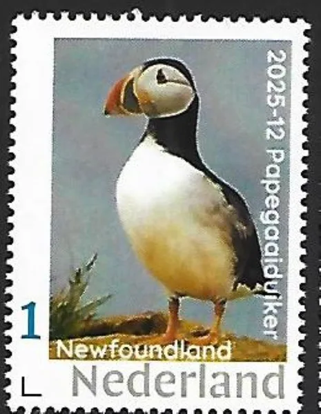 Nederland 2025-12 Papegaaiduikers Puffins Newfoundland postfris/mnh