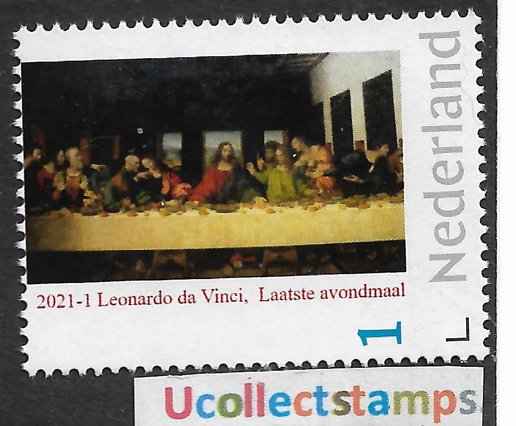 Niederlande 2021-1a Leonardo da Vinci Abendmahl postfrisch/mnh