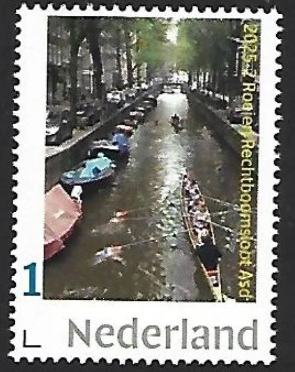 Netherlands 2025-2 Rowing: On the Rechtboomsloot Amsterdam MNH
